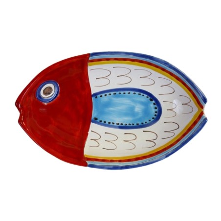 Fish deep plate PTPE2 De Simone Pottery Fish deep plate PTPE2 De Simone Pottery